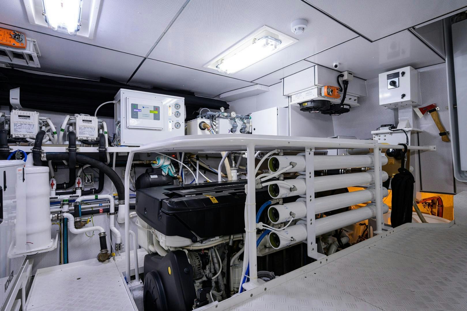 a room with machinery aboard MY 3 GALS Yacht for Sale
