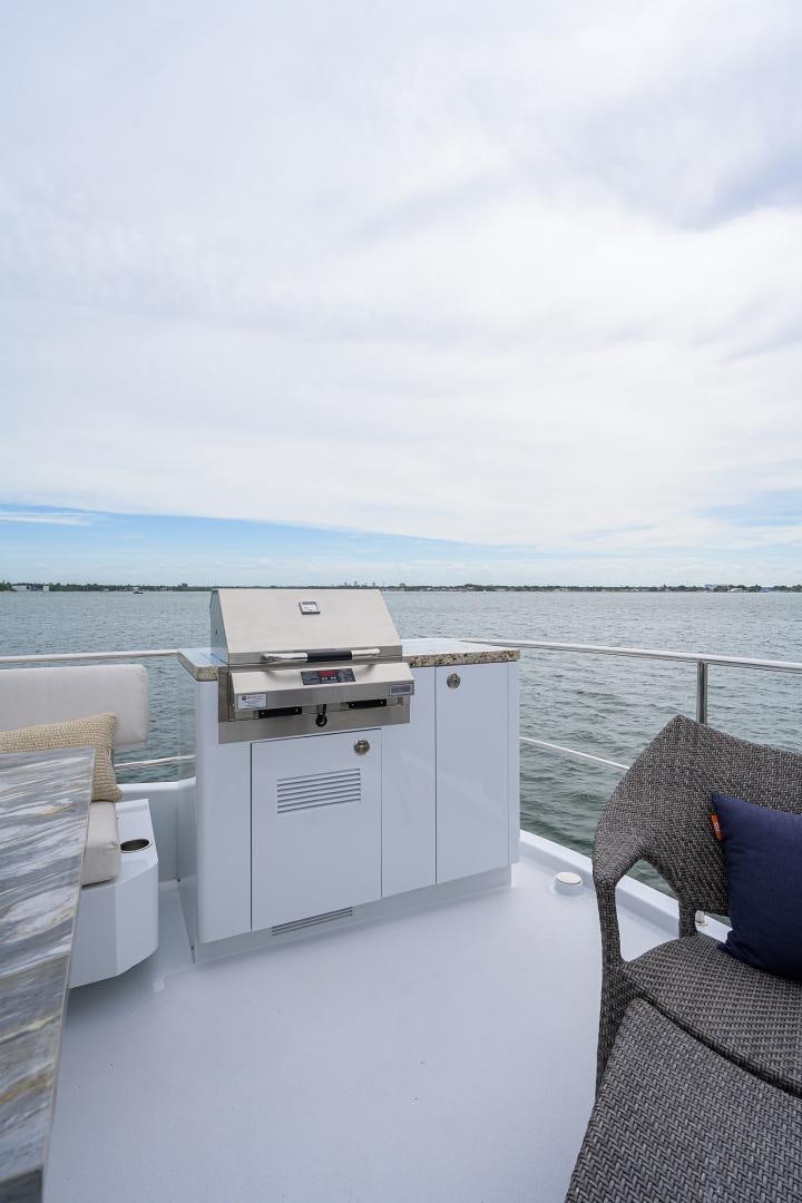 a white machine on a boat aboard MY 3 GALS Yacht for Sale