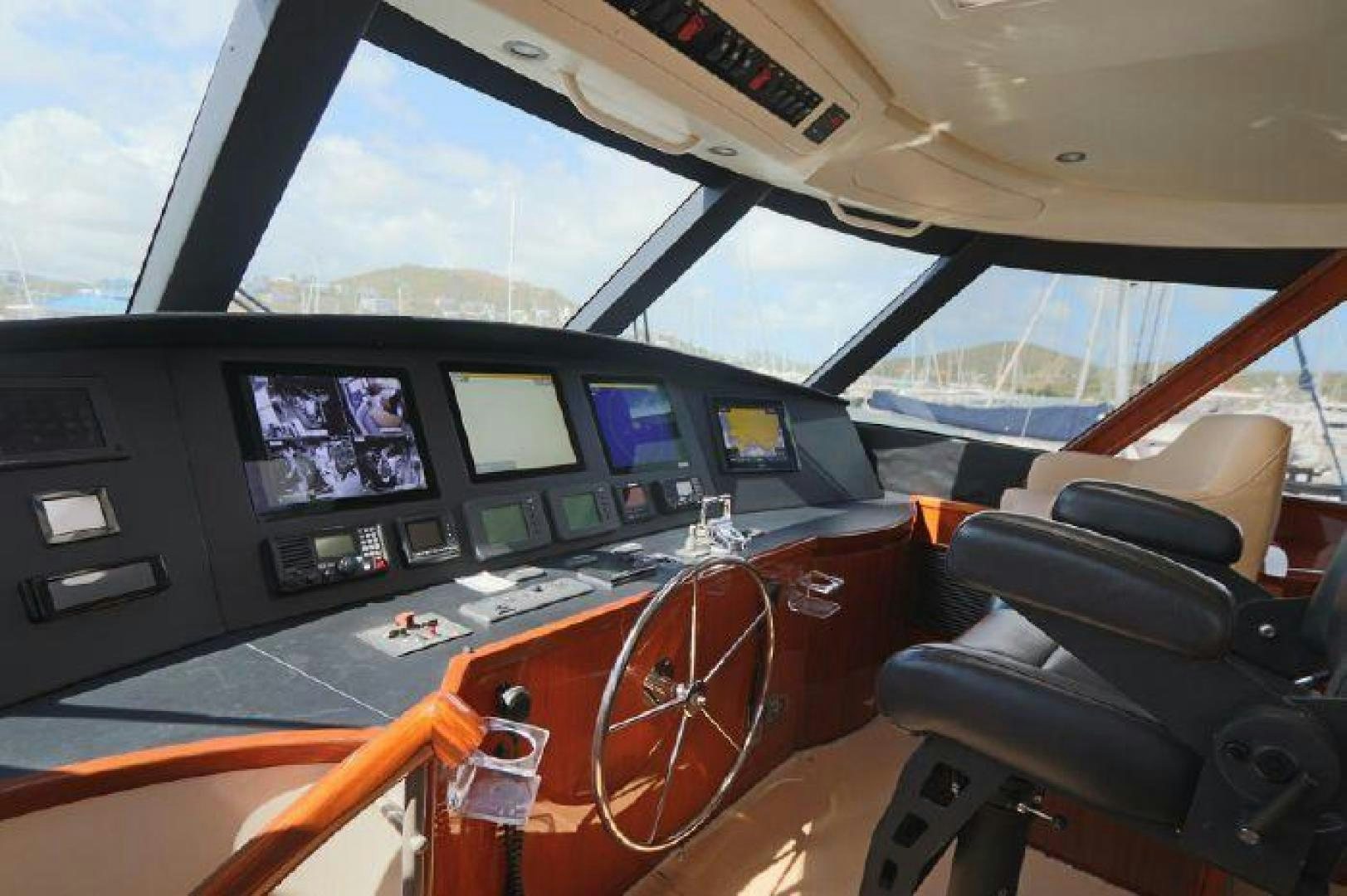 inside of a car aboard GABEA Yacht for Sale