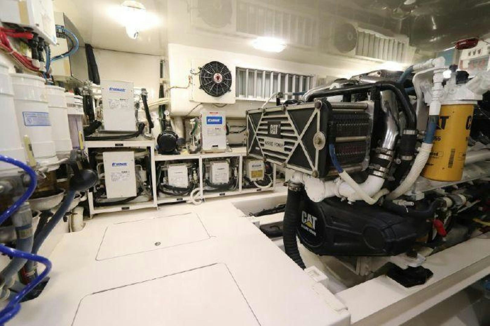 a room with machinery and equipment aboard GABEA Yacht for Sale