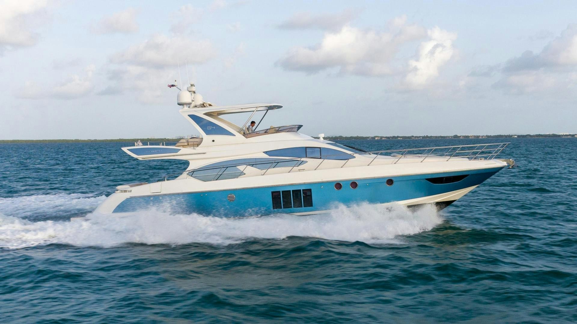 a boat on the water aboard 4-PLAY Yacht for Sale