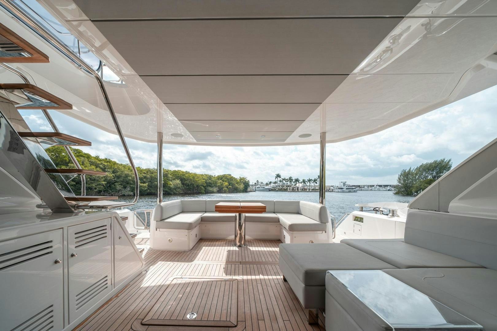 a boat on the water aboard ONE Yacht for Sale