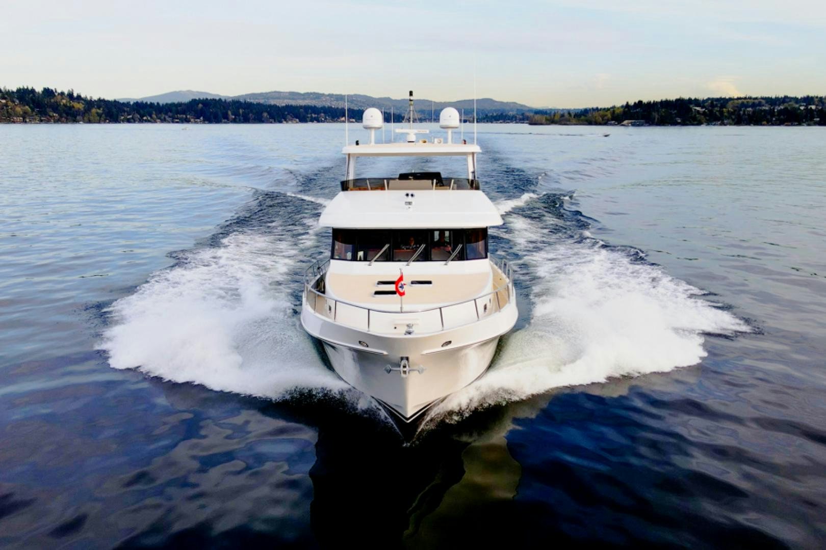 a boat on the water aboard the happy boat Yacht for Sale