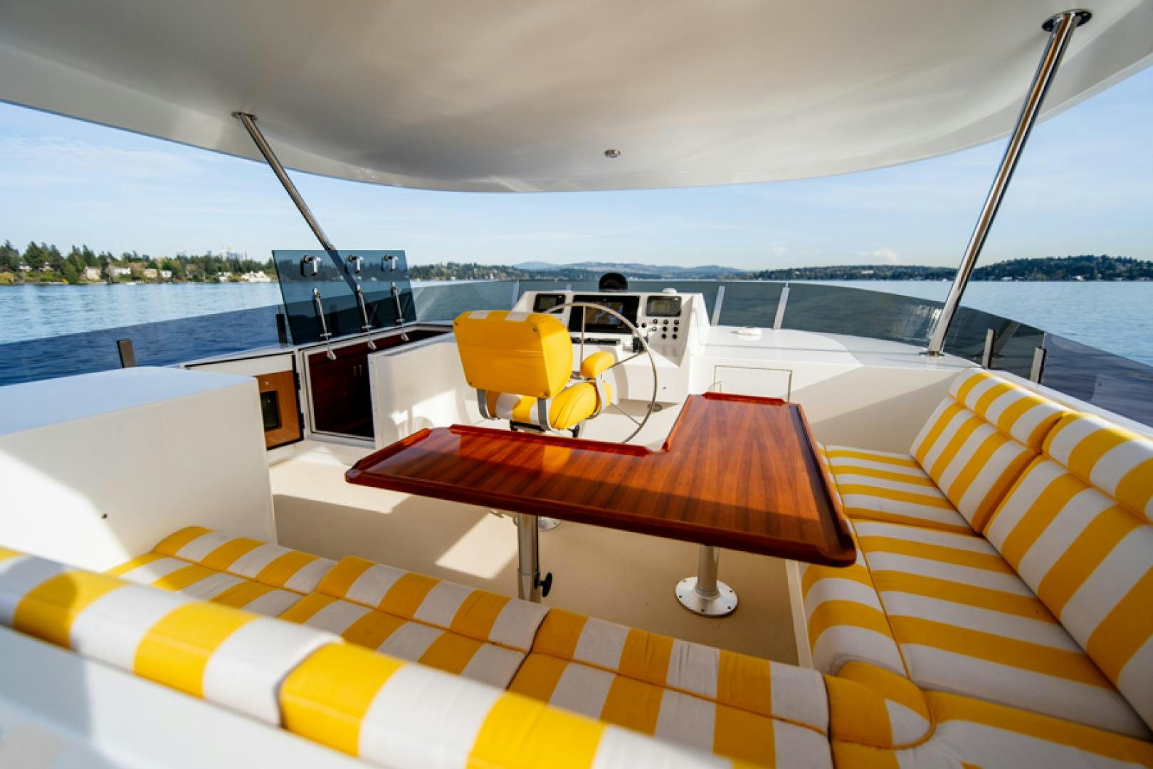 a boat on the water aboard the happy boat Yacht for Sale