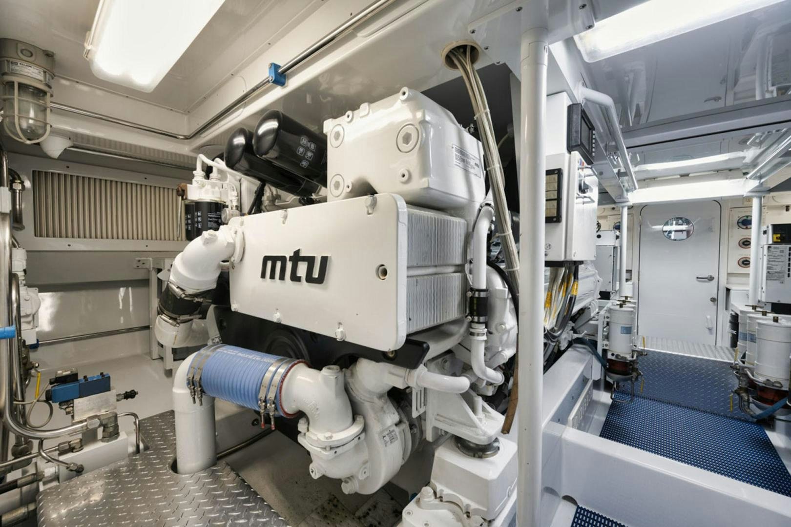 a machine in a room aboard SIR REEL Yacht for Sale