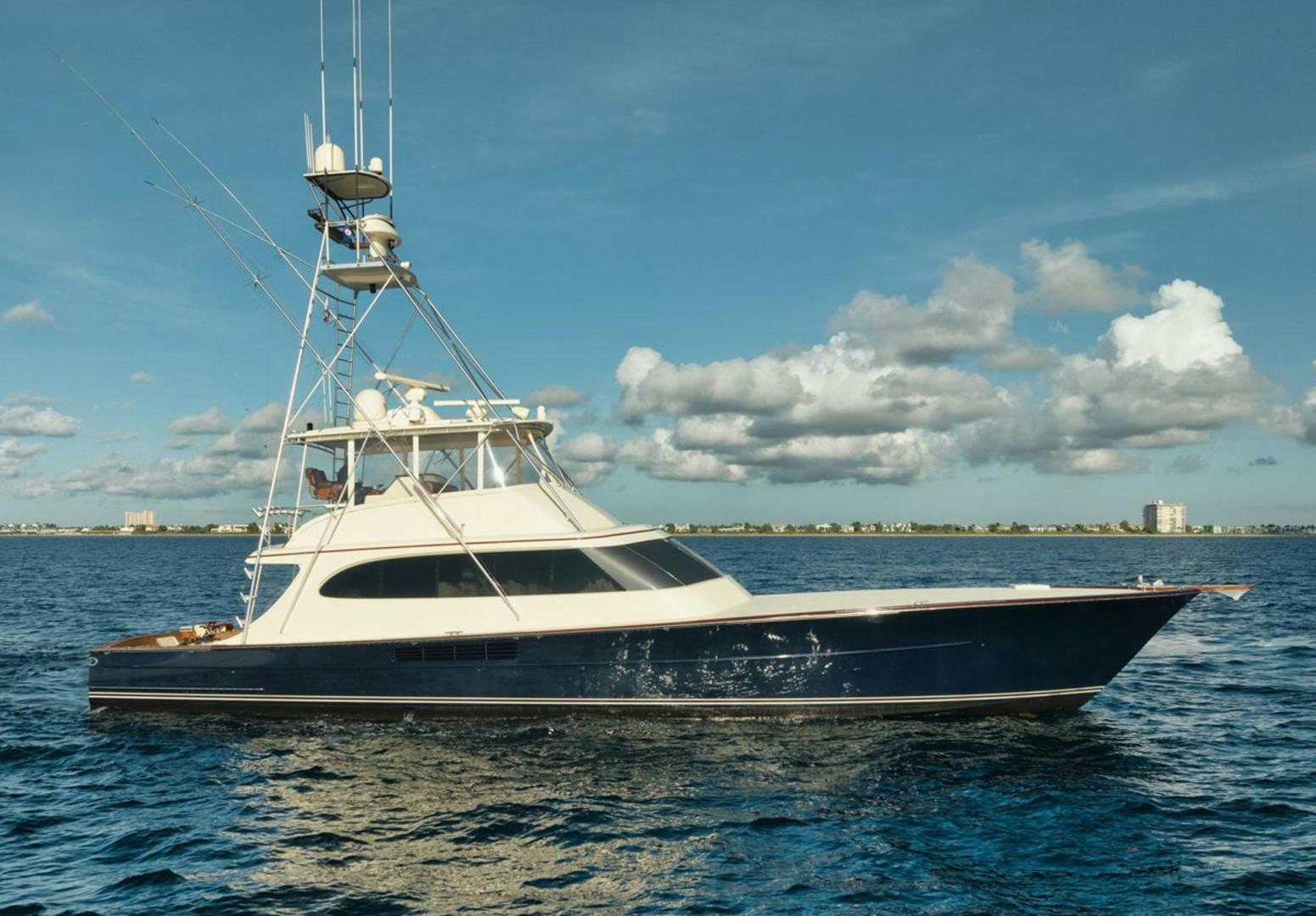 a boat on the water aboard SIR REEL Yacht for Sale