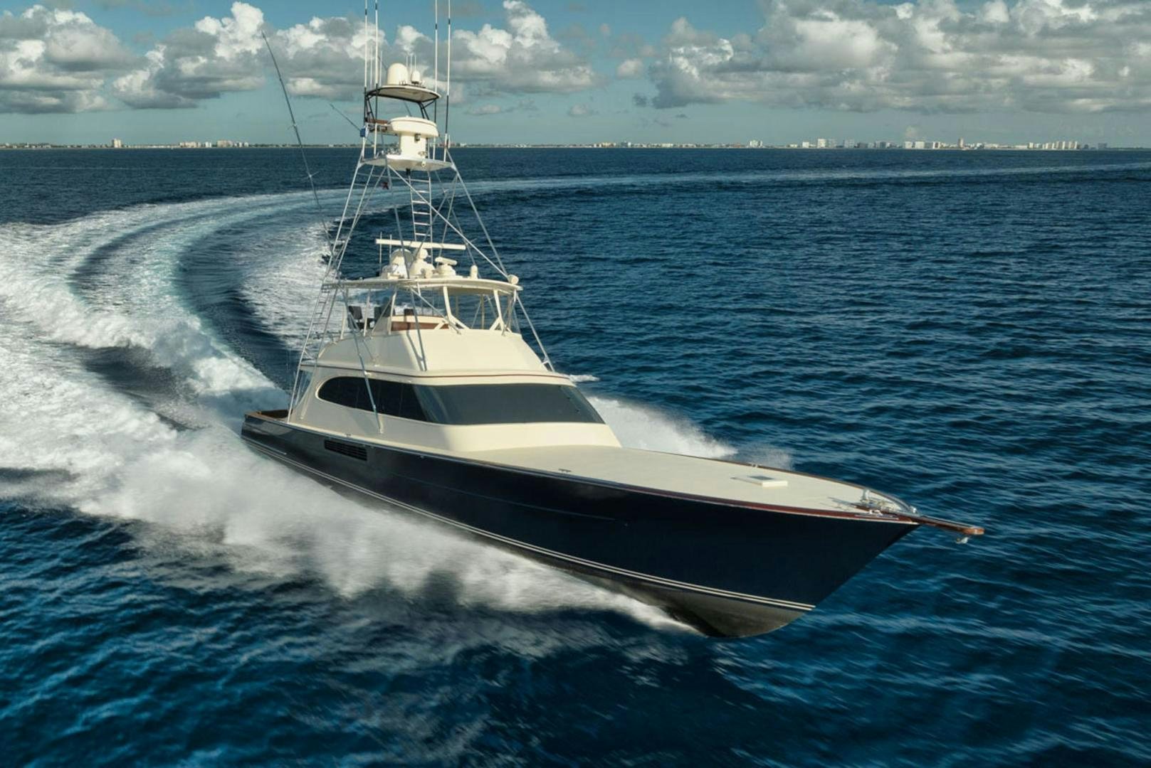 a boat on the water aboard SIR REEL Yacht for Sale