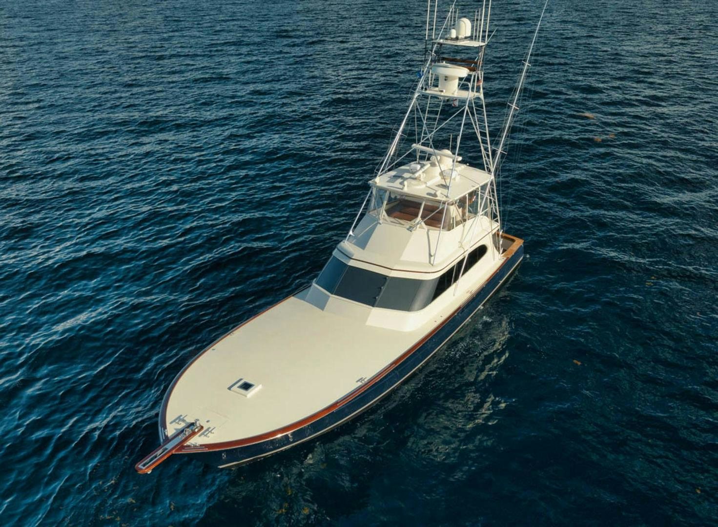 a boat in the water aboard SIR REEL Yacht for Sale