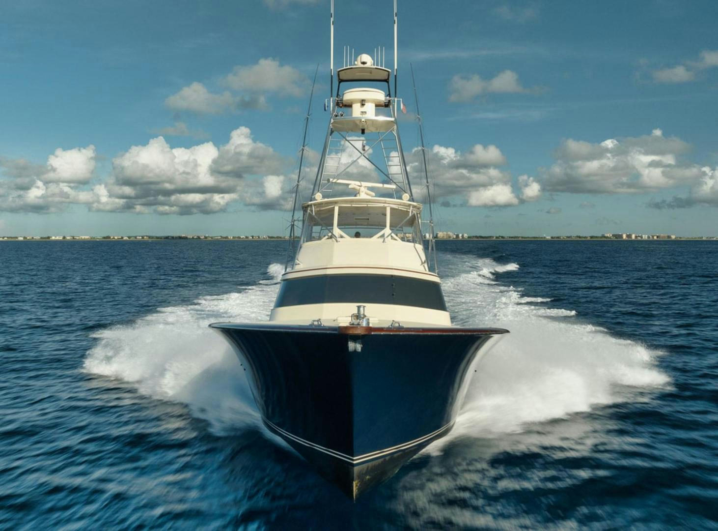 a boat on the water aboard SIR REEL Yacht for Sale