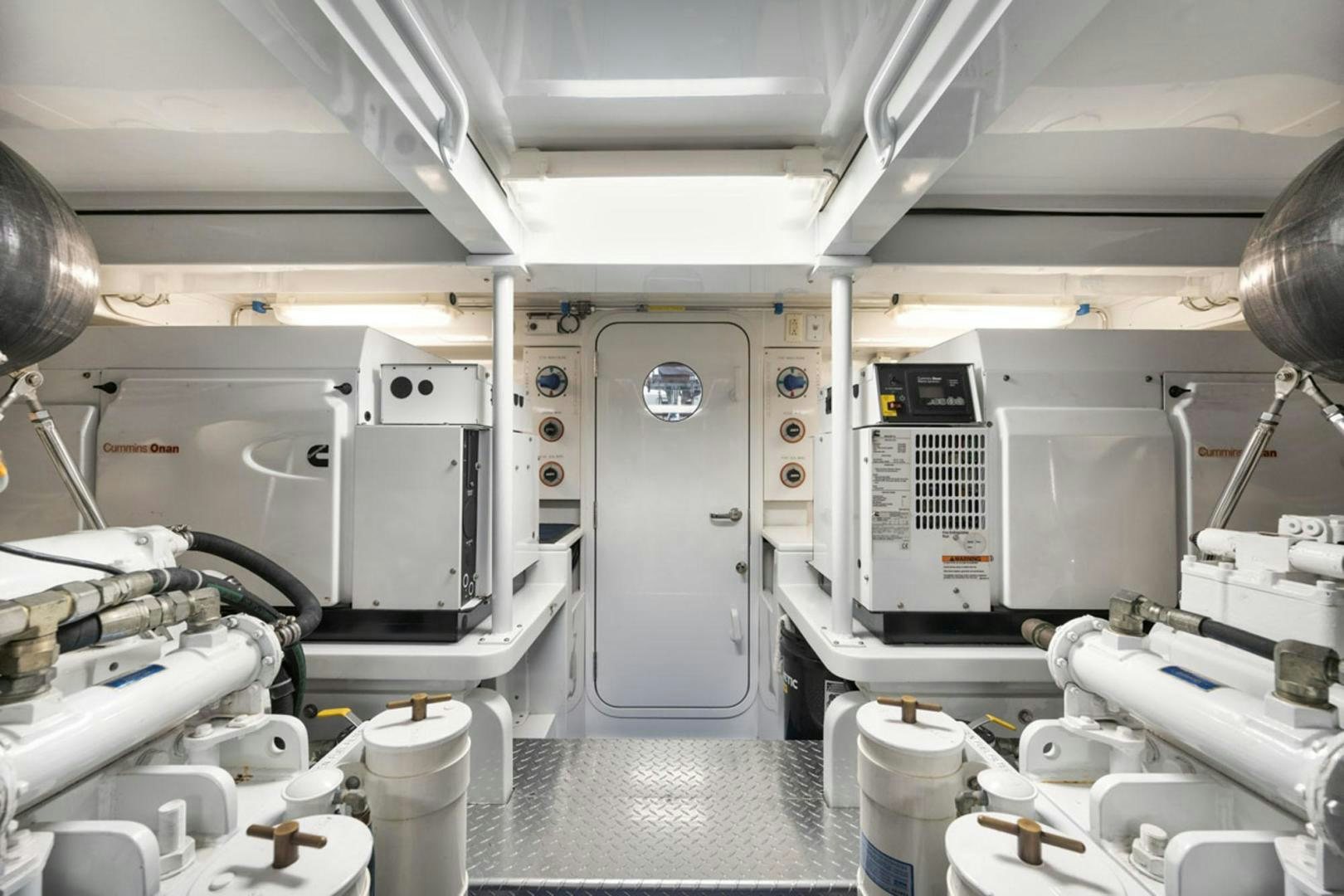 a room with machines aboard SIR REEL Yacht for Sale
