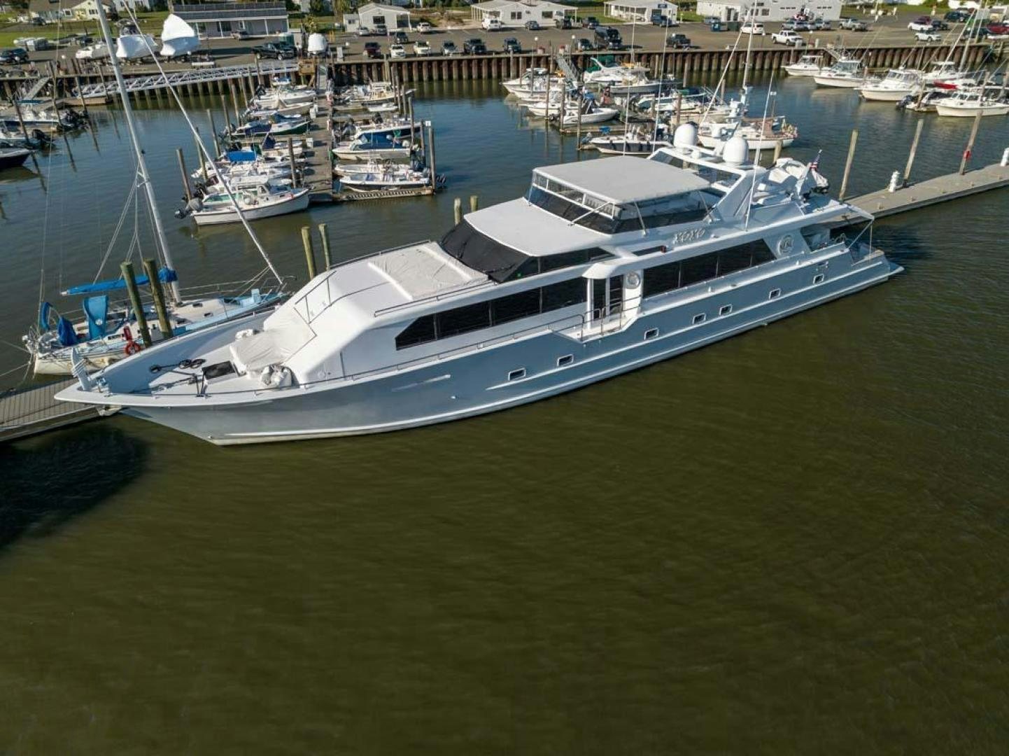a boat in the water aboard MARGATE Yacht for Charter
