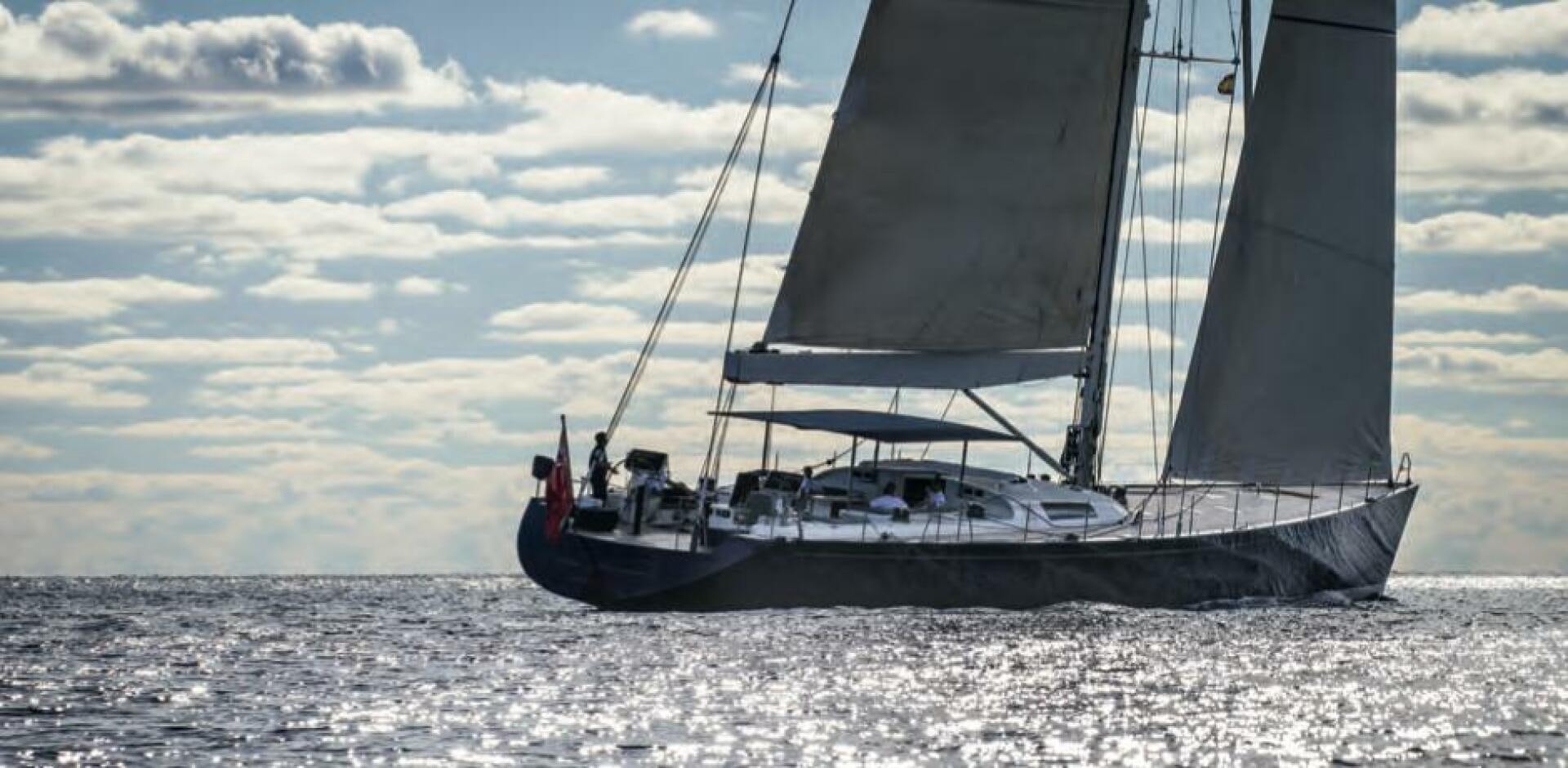 a sailboat on the water aboard FANCY Yacht for Sale