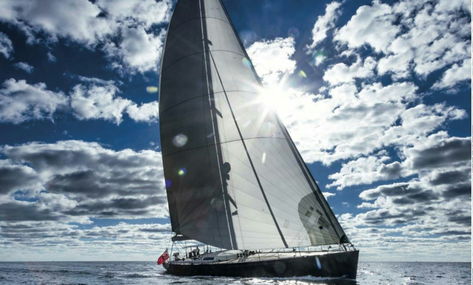 a sailboat on the water aboard FANCY Yacht for Sale
