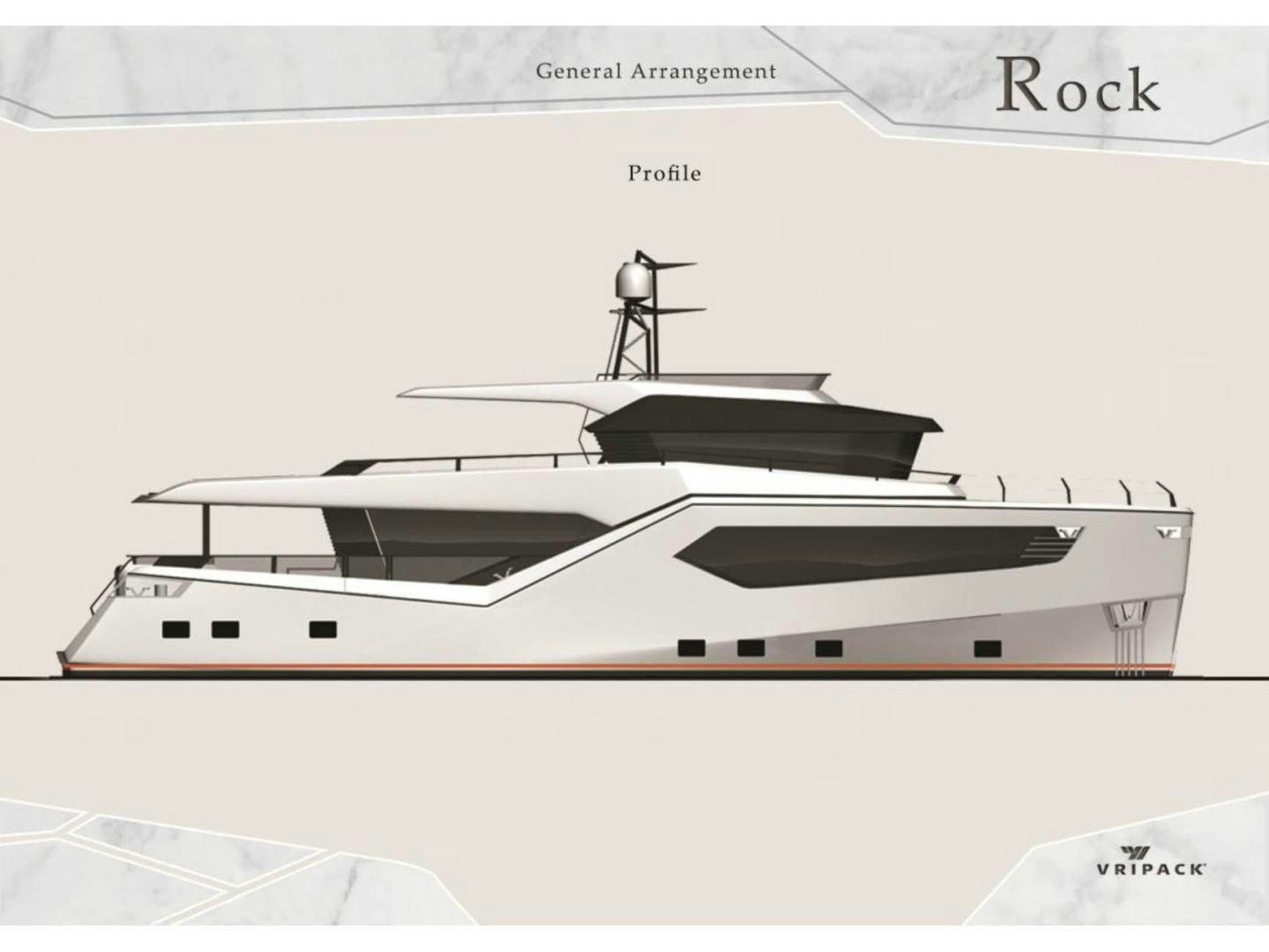 diagram aboard EVADNE ROCK 85 HULL 4 Yacht for Sale