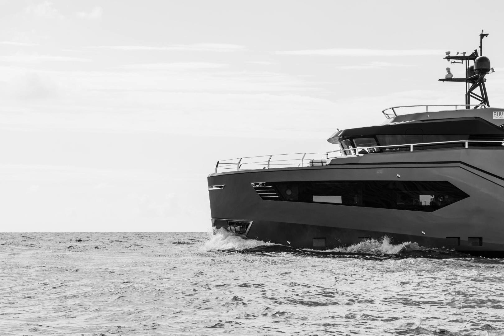a boat in the water aboard EVADNE ROCK 85 HULL 4 Yacht for Sale