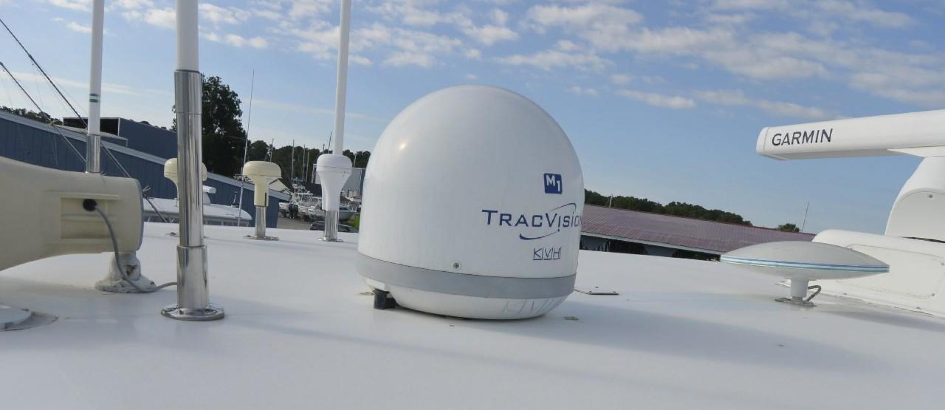a close-up of a plane aboard DOG HOUSE Yacht for Sale