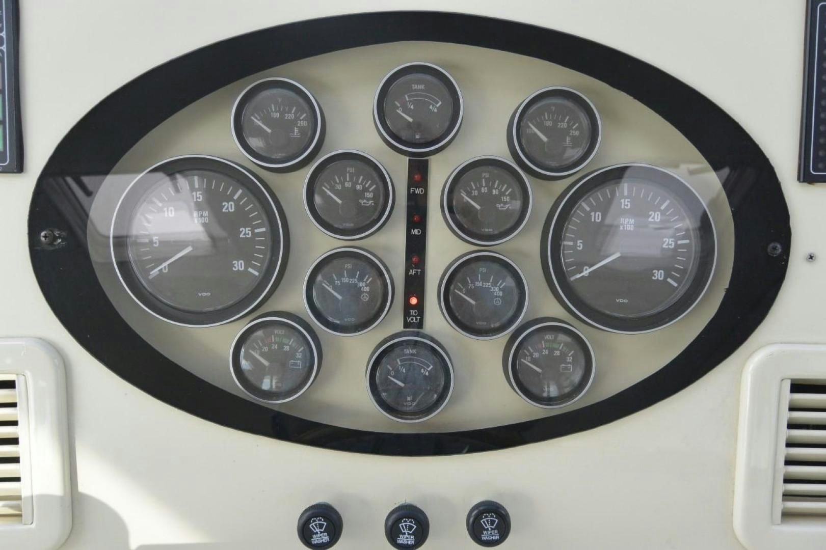 a black device with buttons aboard DOG HOUSE Yacht for Sale