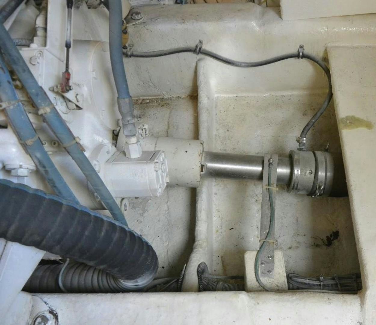 a close-up of a machine aboard DOG HOUSE Yacht for Sale