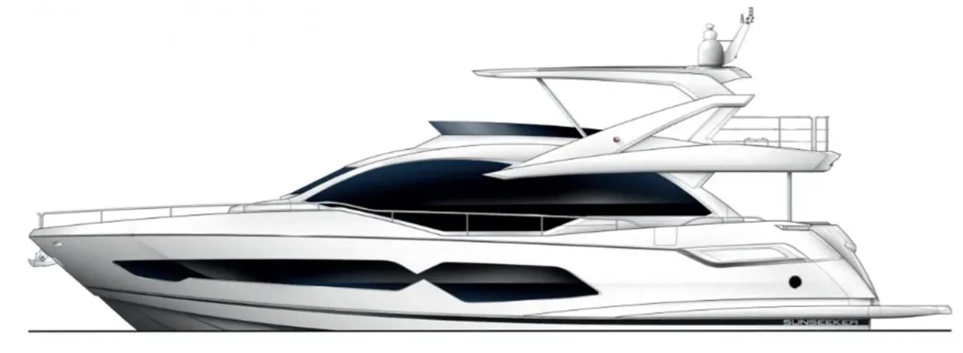 a white and black boat aboard Life for Sale Yacht for Sale