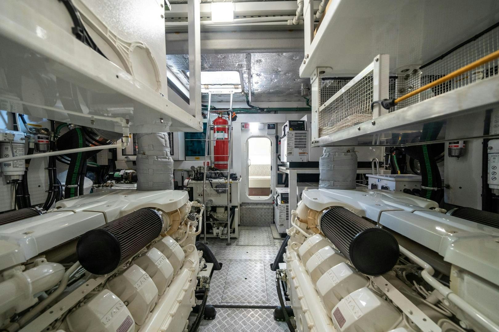 a room with machines aboard Life for Sale Yacht for Sale