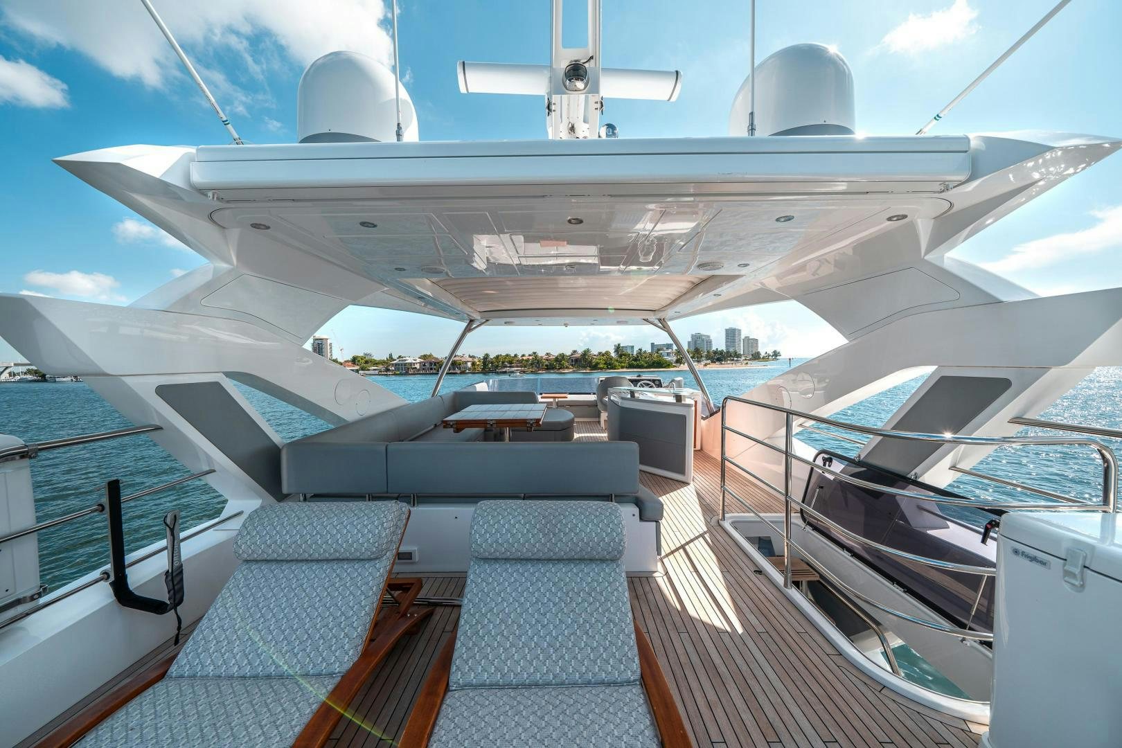 a deck of a boat aboard Life for Sale Yacht for Sale