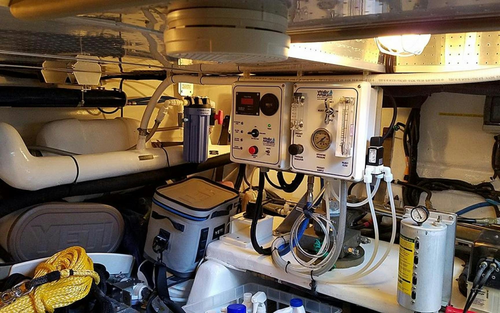 a room with several machines aboard GOWIN PLACES IV Yacht for Sale