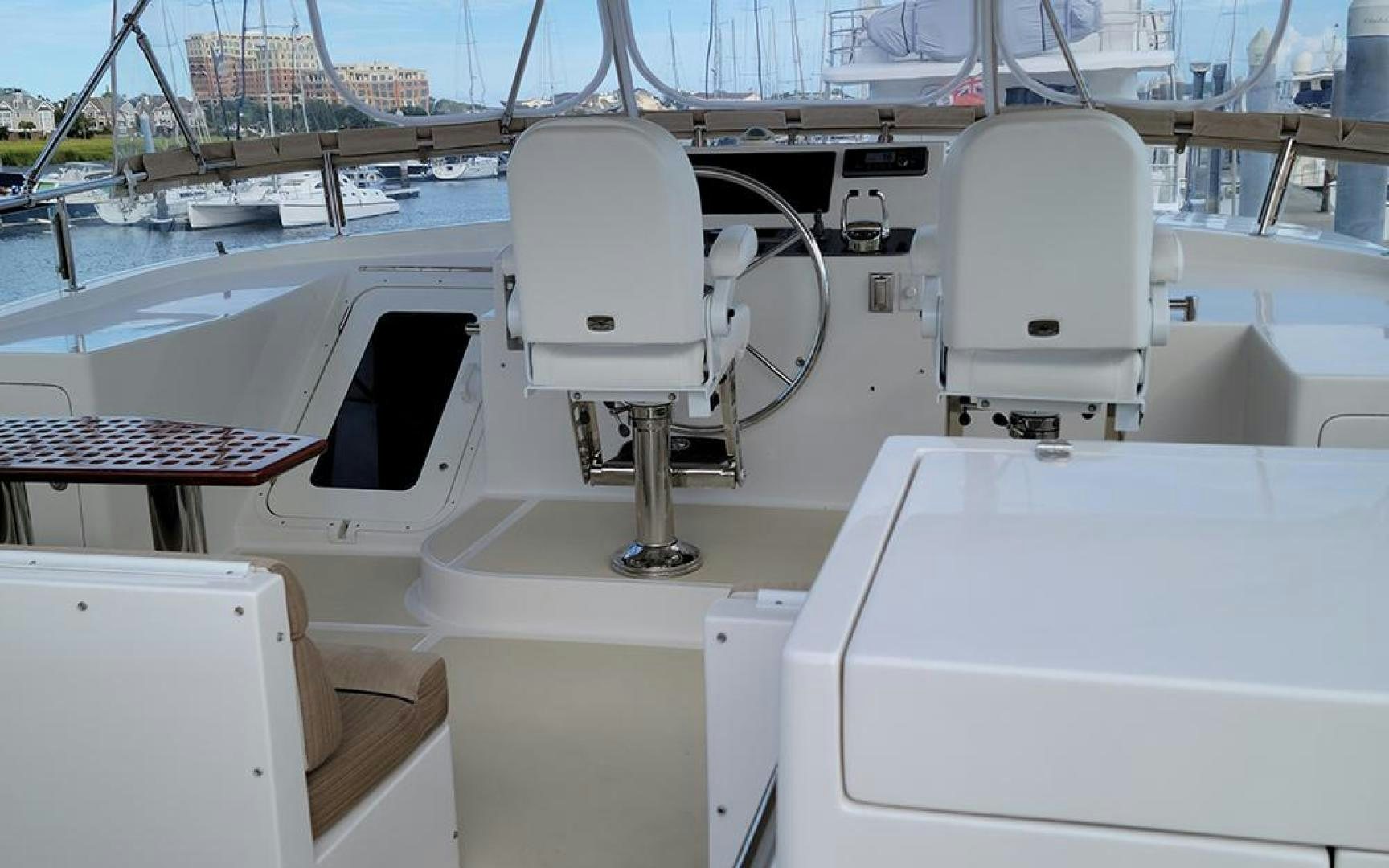 a boat with white containers aboard GOWIN PLACES IV Yacht for Sale