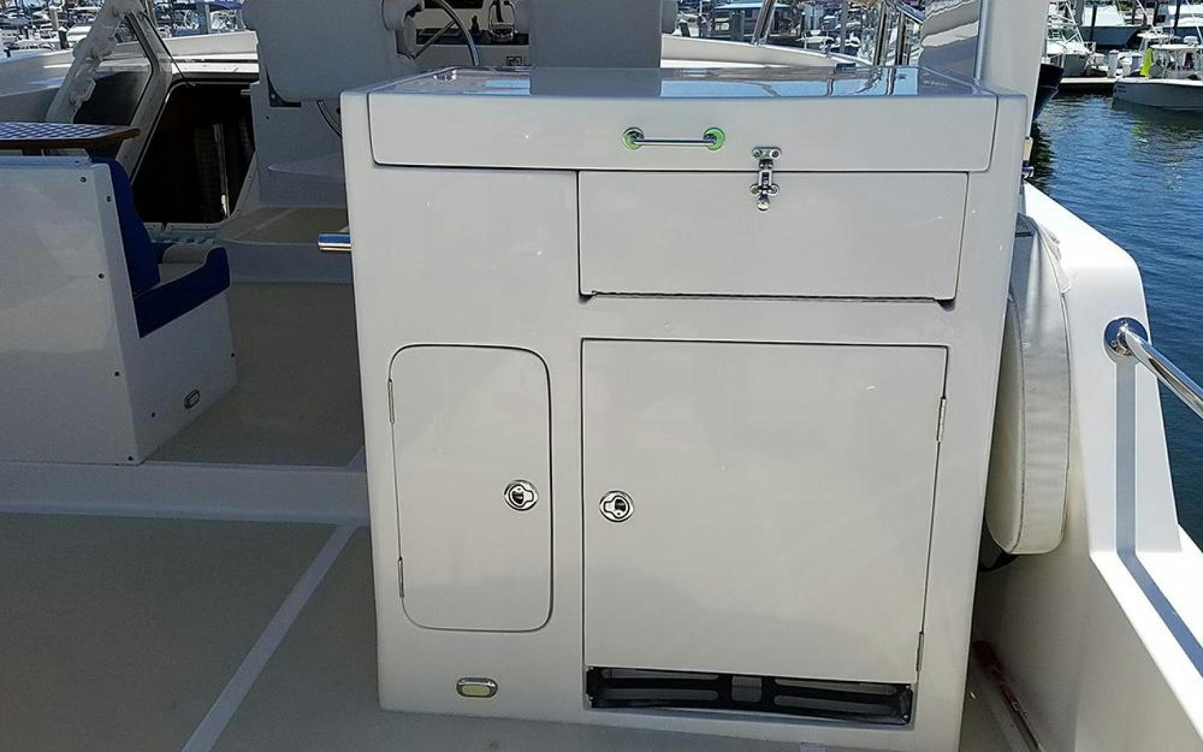 a white rectangular object on a boat aboard GOWIN PLACES IV Yacht for Sale