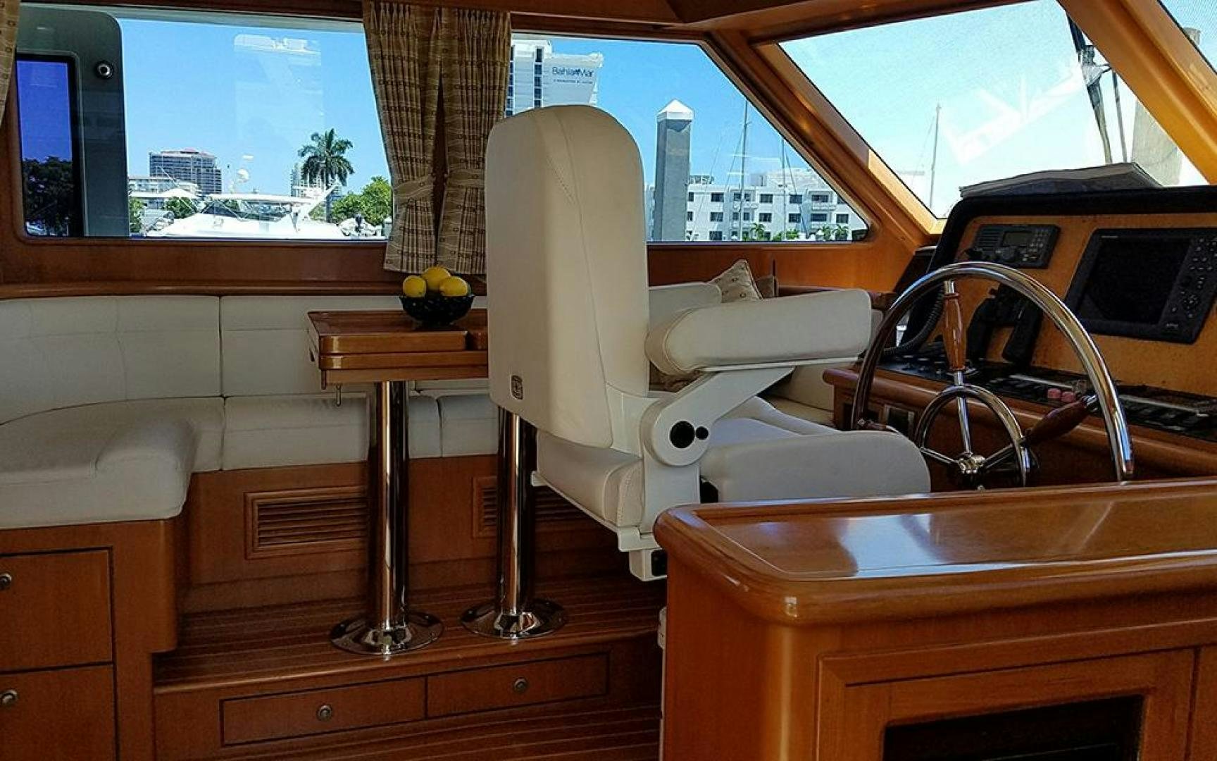 a room with a desk and a chair aboard GOWIN PLACES IV Yacht for Sale