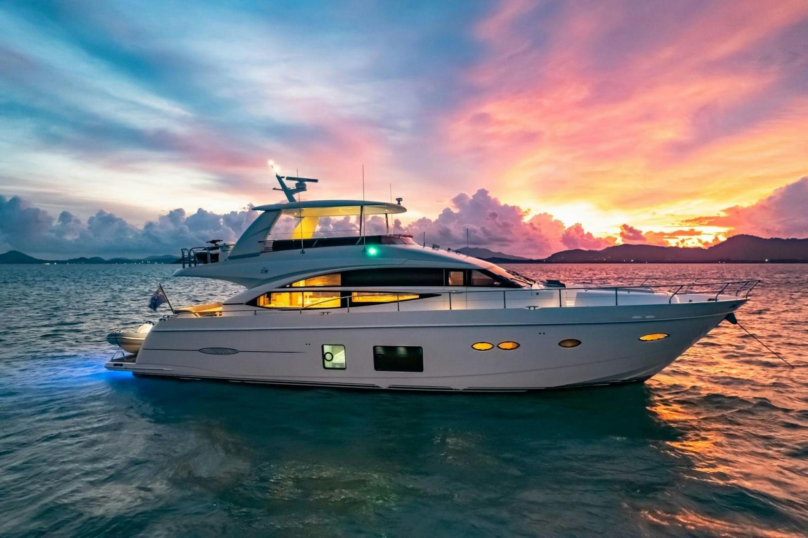 a boat in the water aboard GIFZY Yacht for Sale