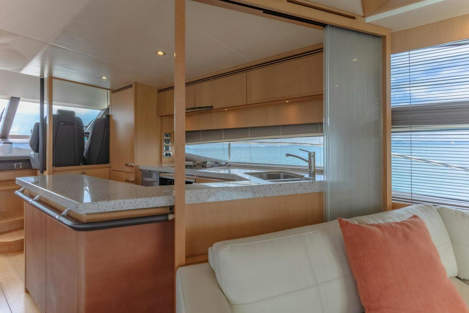 a room with a bed and a sink aboard GIFZY Yacht for Sale