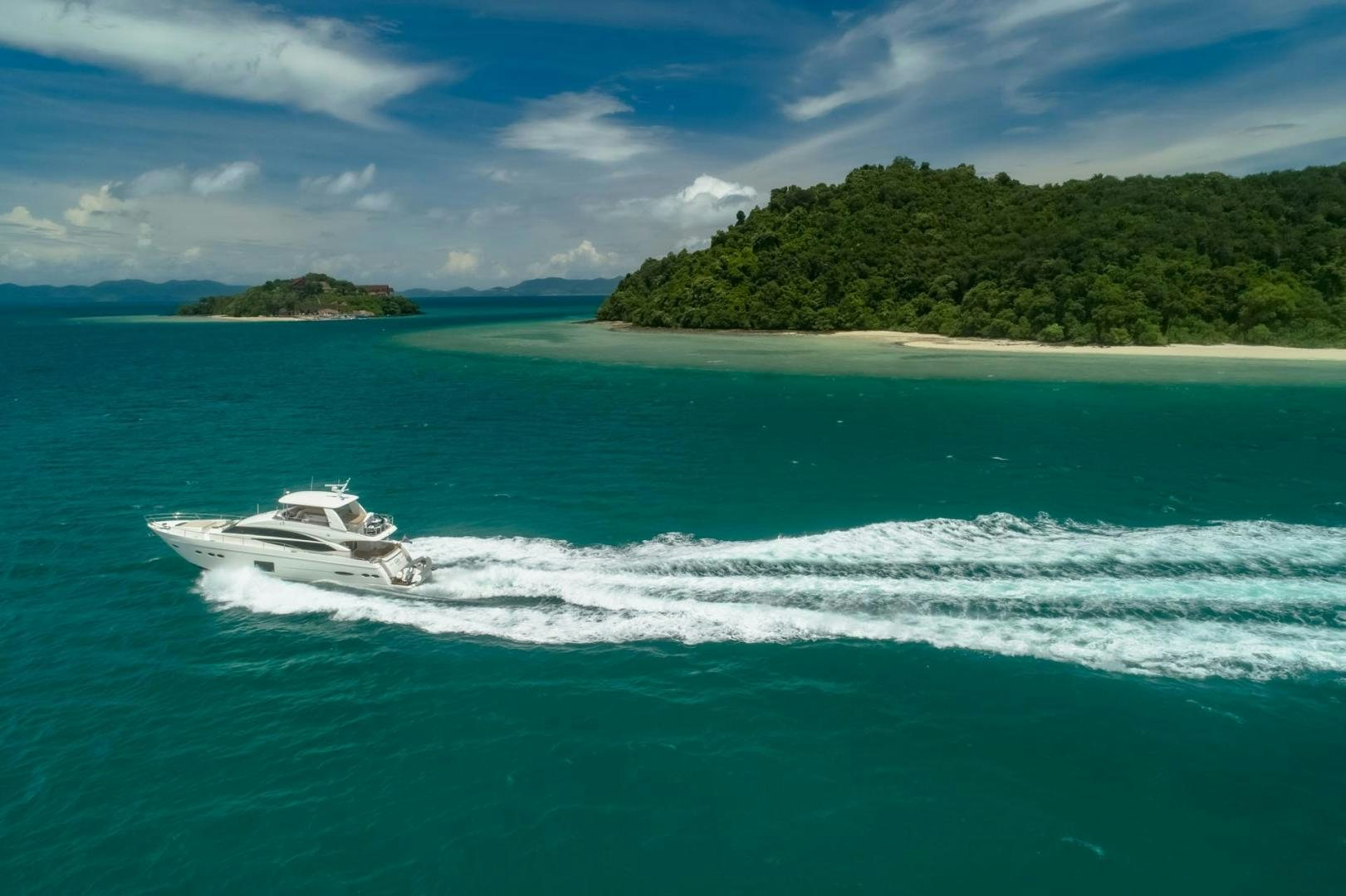 a boat on the water aboard GIFZY Yacht for Sale