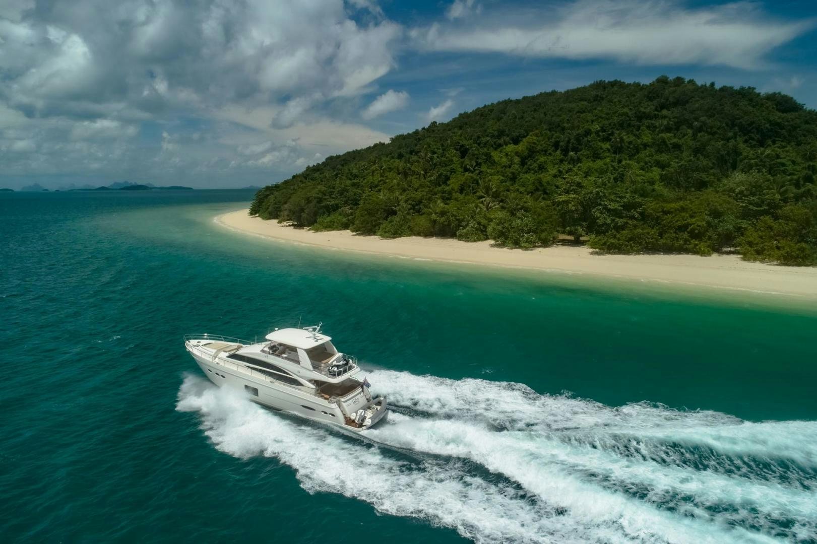 a boat on the water aboard GIFZY Yacht for Sale