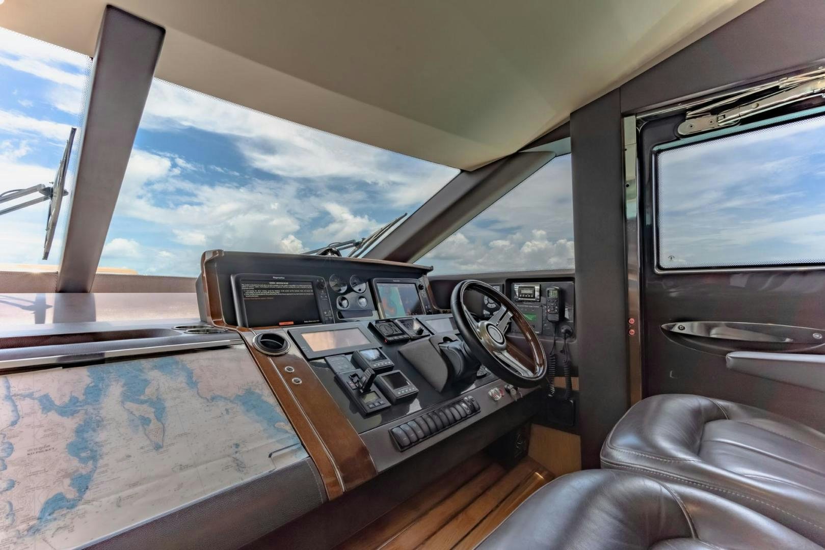 inside of a car aboard GIFZY Yacht for Sale