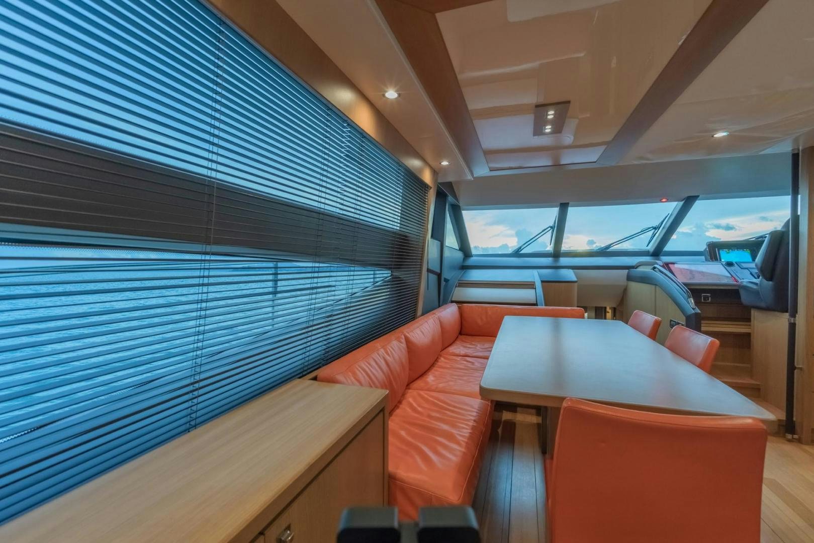 inside of a vehicle aboard GIFZY Yacht for Sale