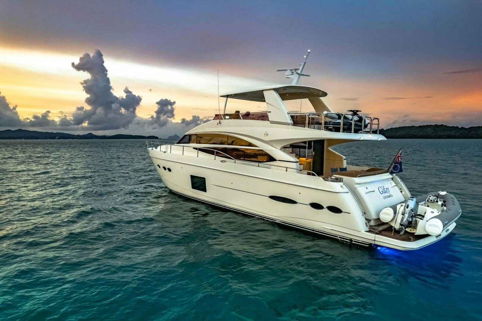 a boat on the water aboard GIFZY Yacht for Sale