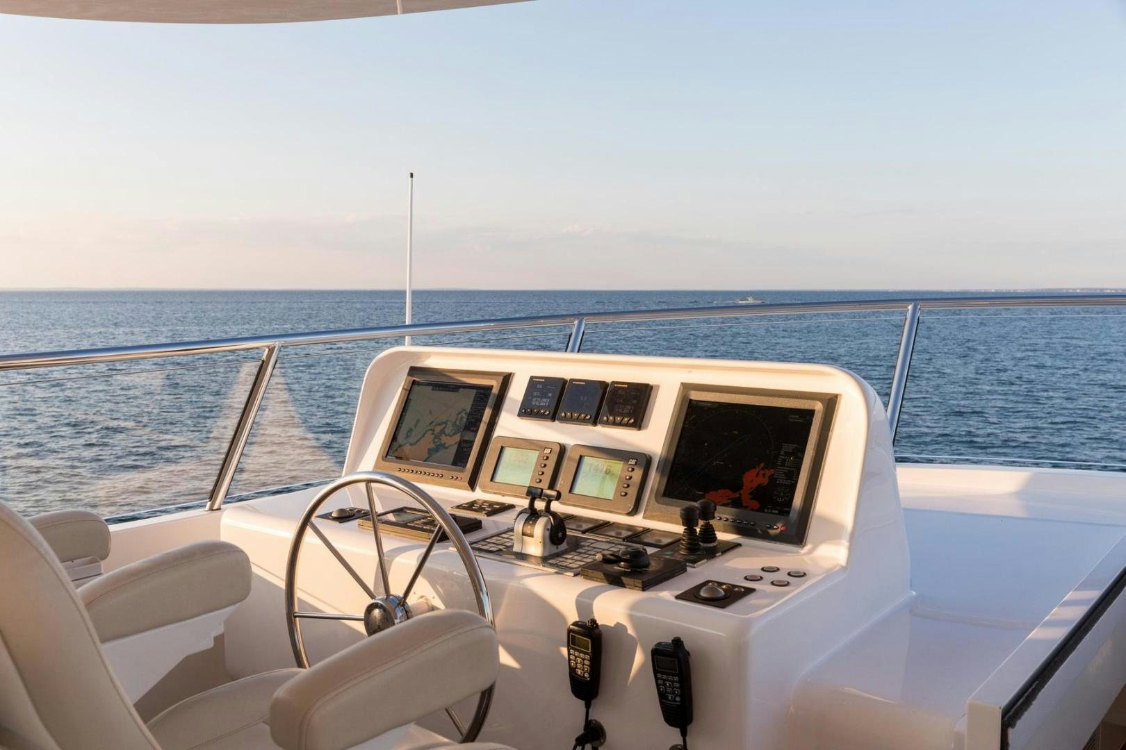 a boat on the water aboard PURA VIDA Yacht for Sale