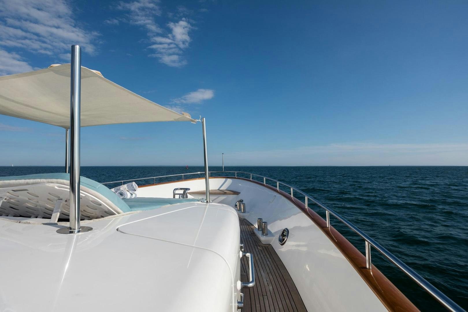 a boat on the water aboard PURA VIDA Yacht for Sale