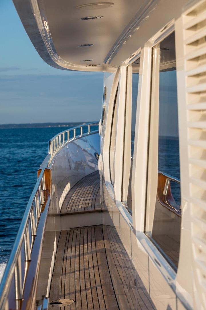 a boat on the water aboard PURA VIDA Yacht for Sale