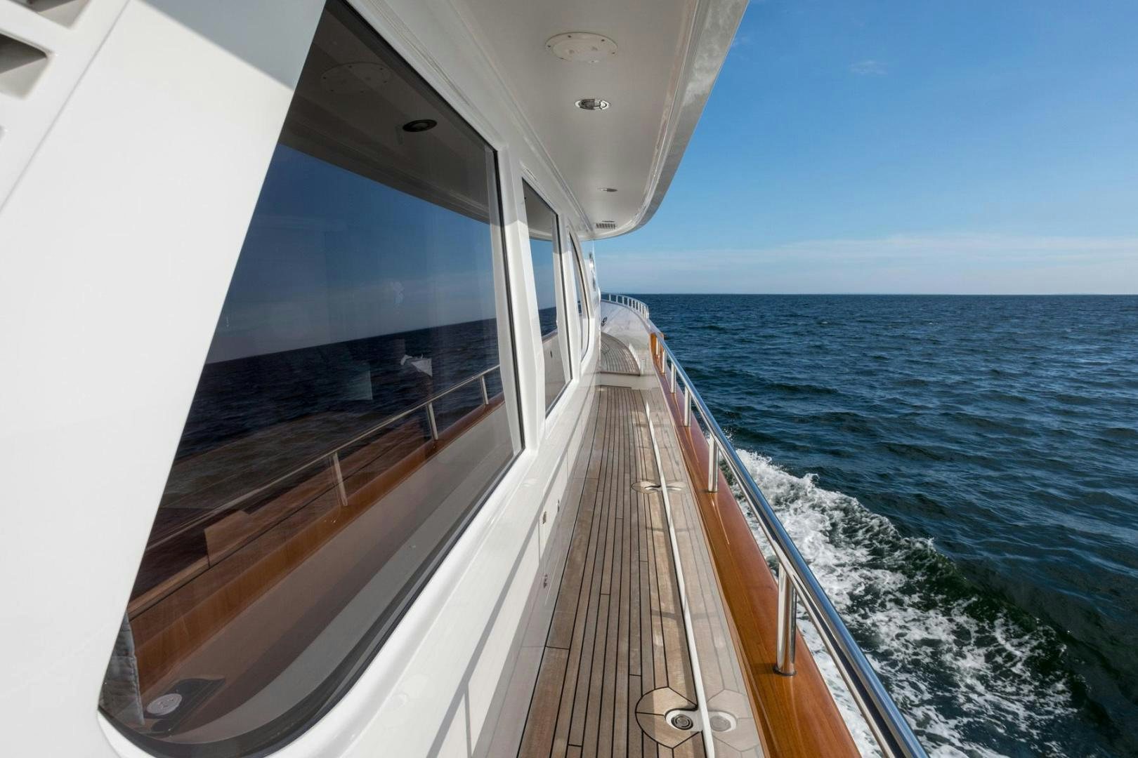 a boat on the water aboard PURA VIDA Yacht for Sale