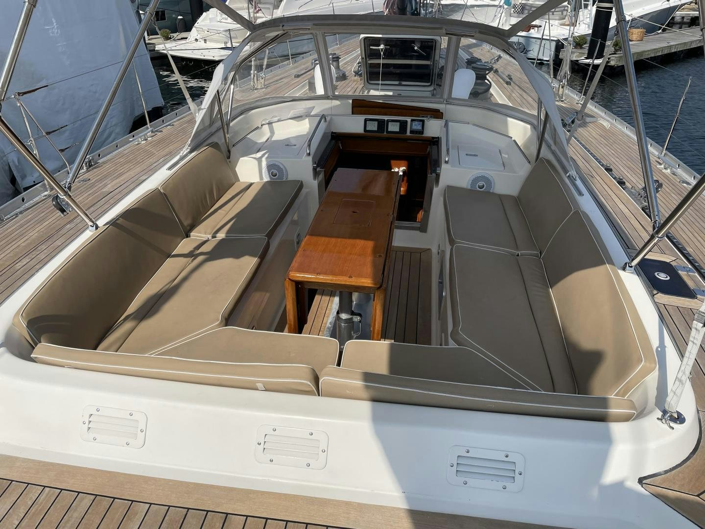 the inside of a ship aboard DISCO LEMONADE Yacht for Sale