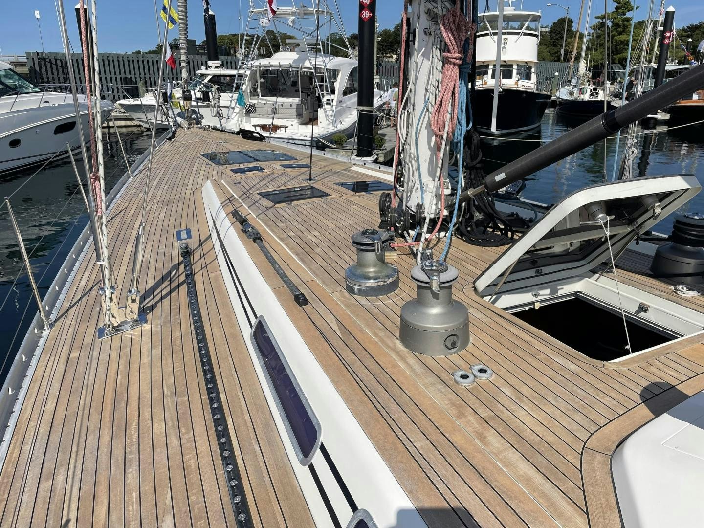 a train on a railway track aboard DISCO LEMONADE Yacht for Sale