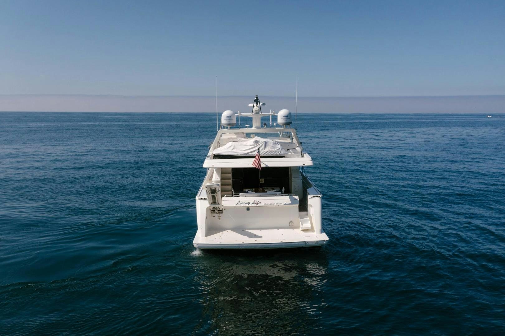 a boat in the water aboard LIVING LIFE Yacht for Sale