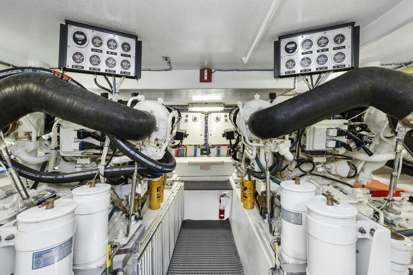 a car with a large pipe aboard RILASSARI Yacht for Sale