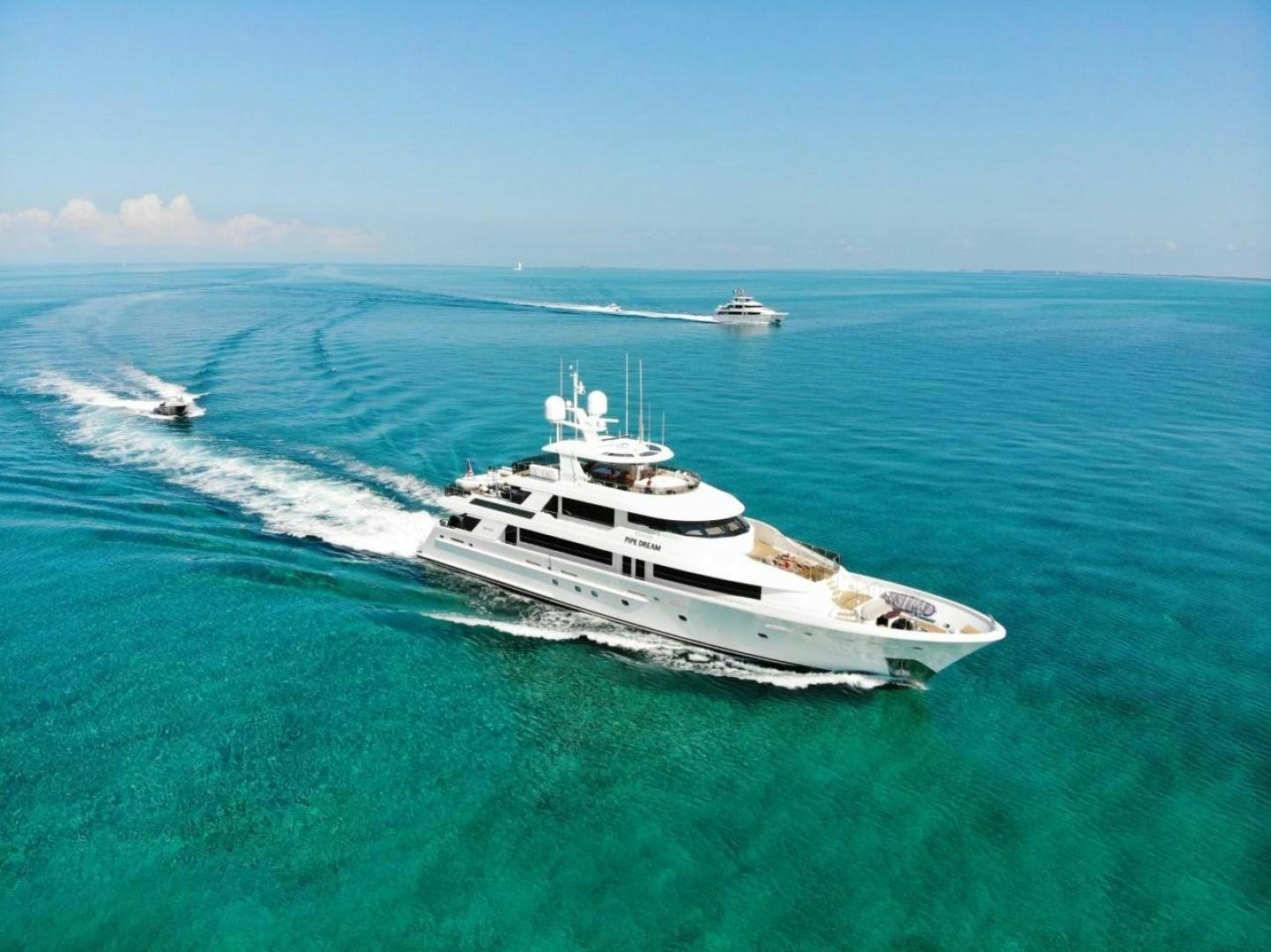 a boat on the water aboard LADY JJ Yacht for Sale
