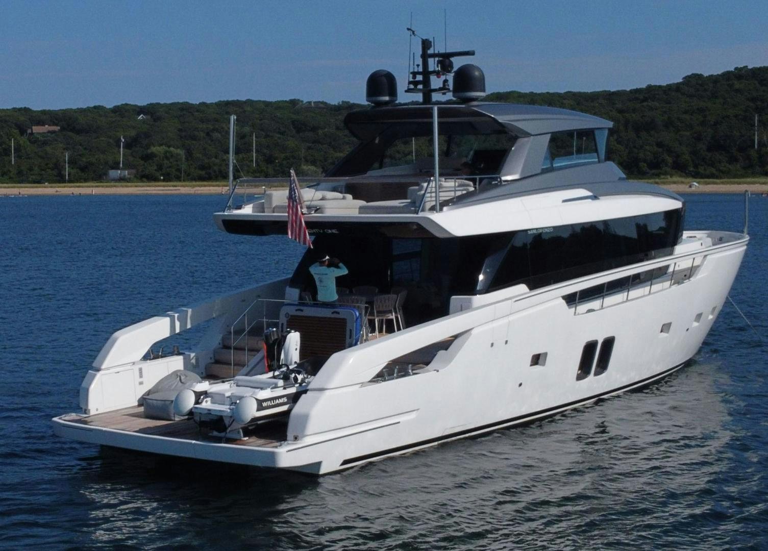 a boat on the water aboard Twenty One Yacht for Sale