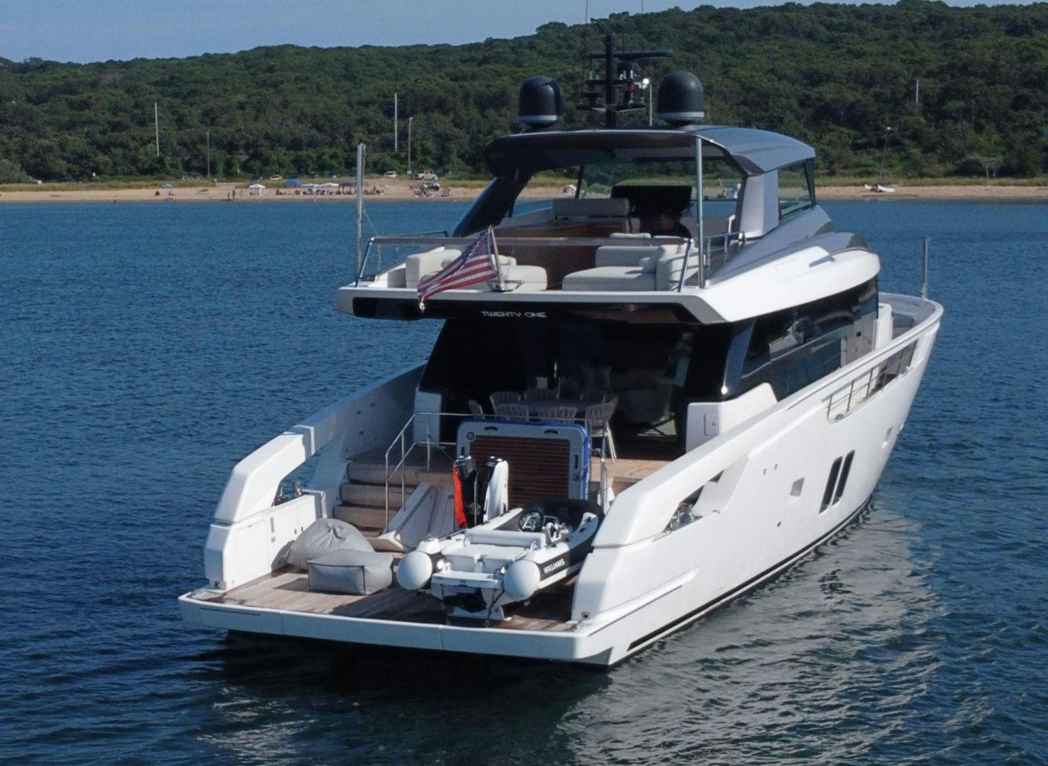 a boat on the water aboard Twenty One Yacht for Sale
