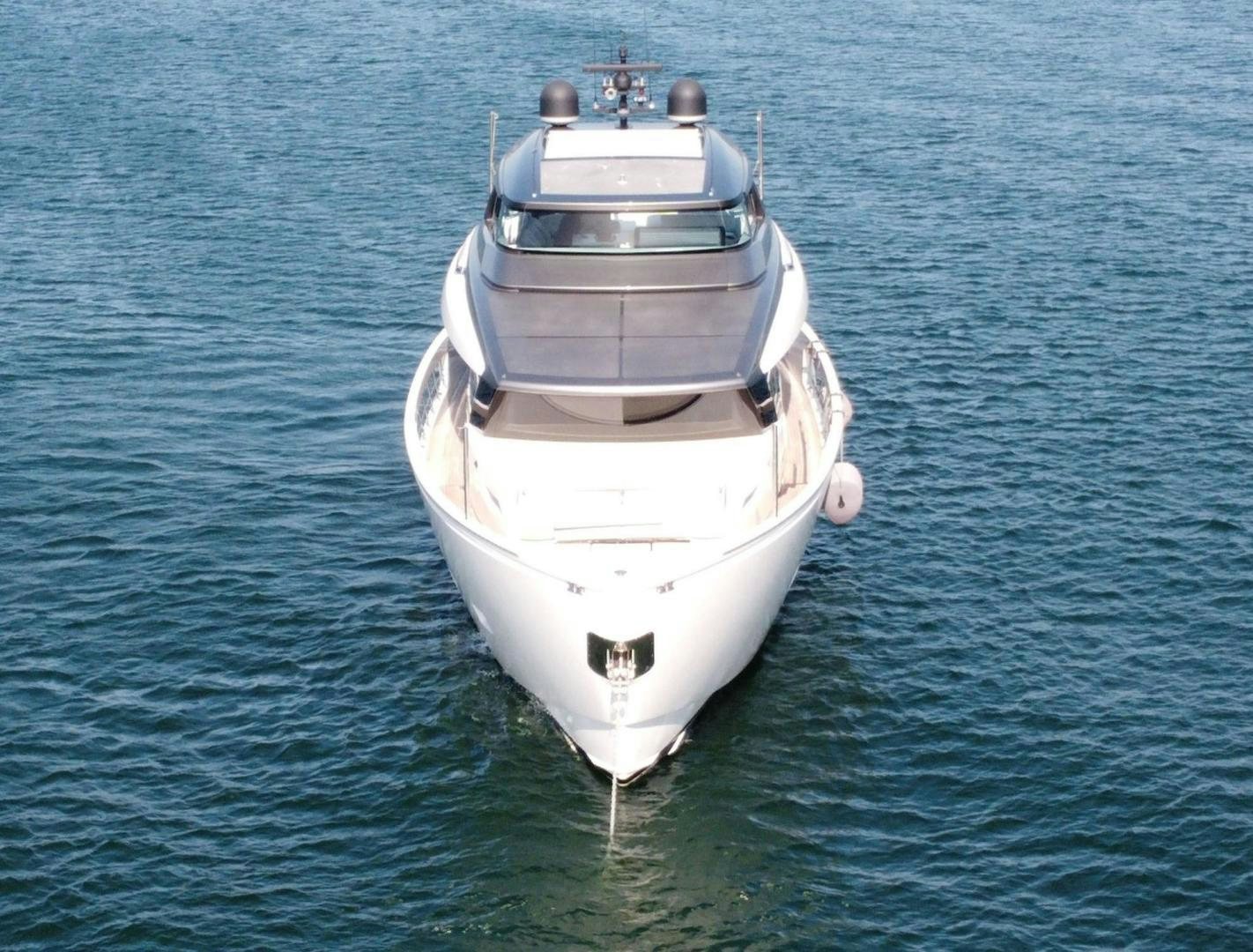a white and grey lighthouse aboard Twenty One Yacht for Sale