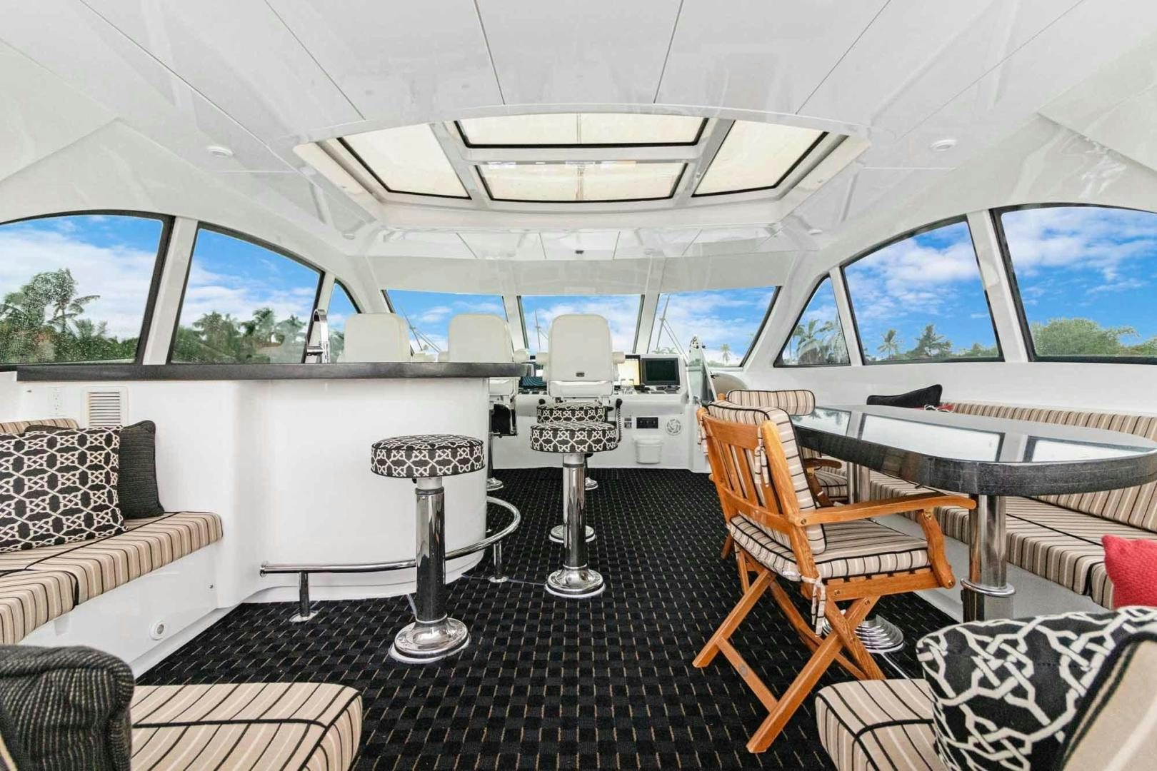 inside of a boat aboard SEMPER FI Yacht for Sale