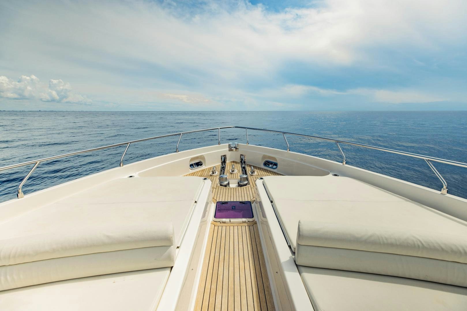 a boat on the water aboard SHE RUNS WET Yacht for Sale